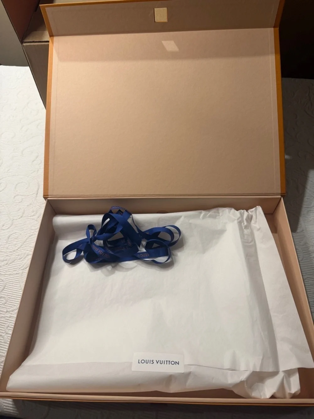 Louis Vuitton Orange Branded Gift Box and outside Shipping LV box